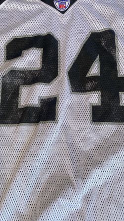 Vintage Charles Woodson Oakland Raiders Jersey Reebok Black White Mens  2 xL