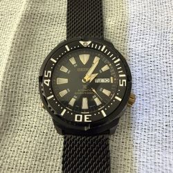 Seiko Baby Tuna Black & Gold