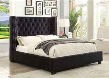 Queen Bed Frame With Mattress 