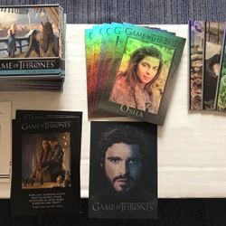 2014 Rittenhouse GAME OF THRONES Season 3 Base Set & Inserts (126 cards total w/ some doubles)