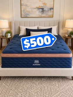 Brooklyn bedding, Aurora King Mattress NEW