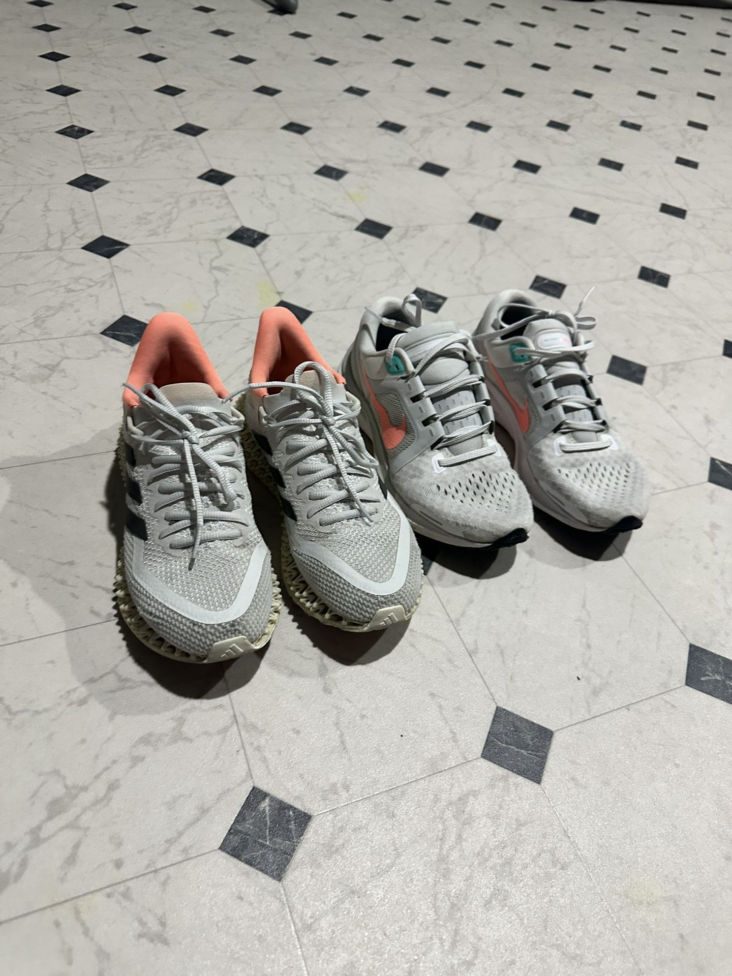 Women Adidas And Nike Shoes Size 7.5