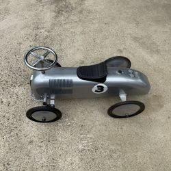 Kids, Silver Race Car Ride On