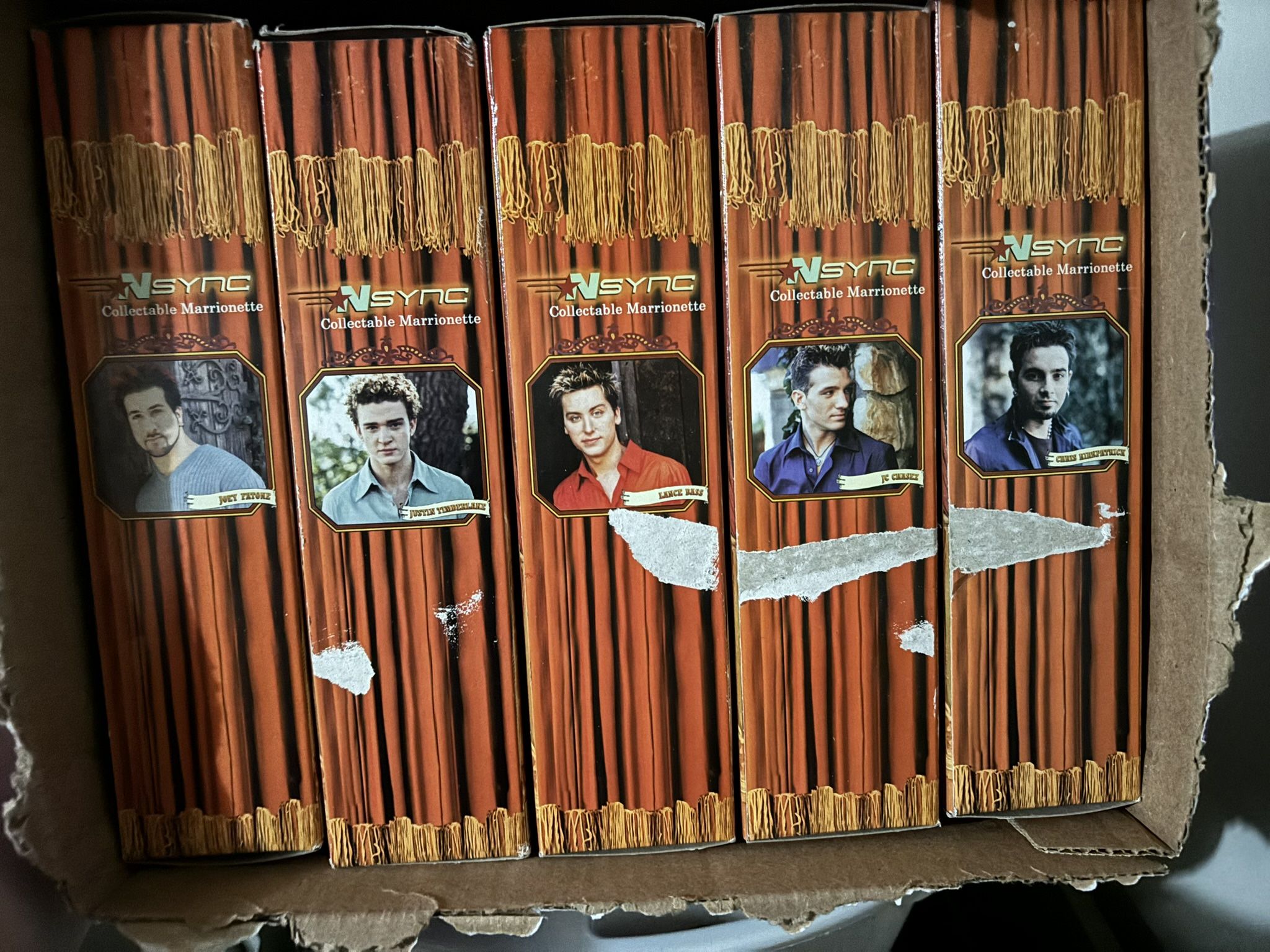 NEED GONE ASAP - N’Sync On Tour 2000 Collectors Edition Marionette Dolls