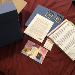 $10 Scrapbook memory box with extras!