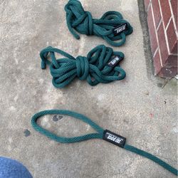 $7 Ea  DOCK LINE FROM SKI DOCK HUNTER GREEN 18’ Long Double Braid With Eye Splice 