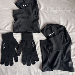 Nike ski and gloves WINTER 🥶 