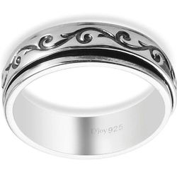 New Sterling Silver .925 D'Joy Ring - Size 6