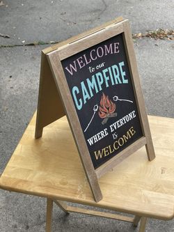 Welcome To The Campfire Sign Home Decor