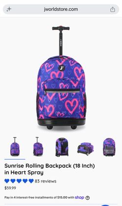 Kid’s Rolling Backpack - J World Brand