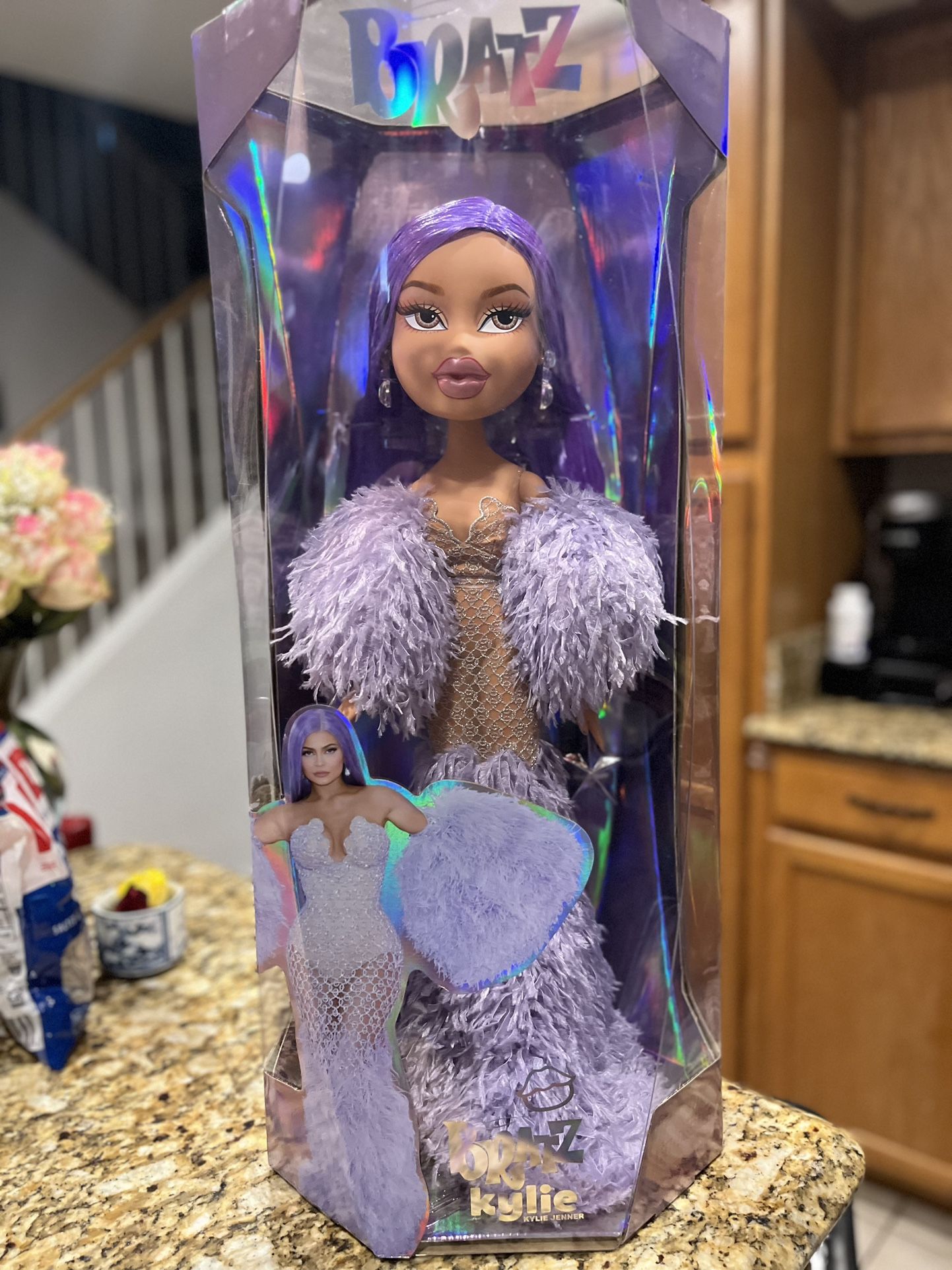 NEW Bratz x Kylie Jenner 24-Inch Large-Scale Fashion Doll with Gown 2 Feet Tall