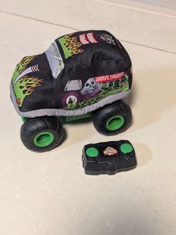 Monster Jam Grave Digger Plush soft body remote control truck