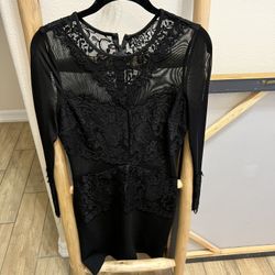Black Dress W Lace