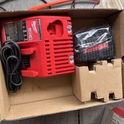 Milwaukee Battery and Charger 