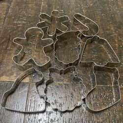 Juego de cortadores. de galletas de figura de navidad