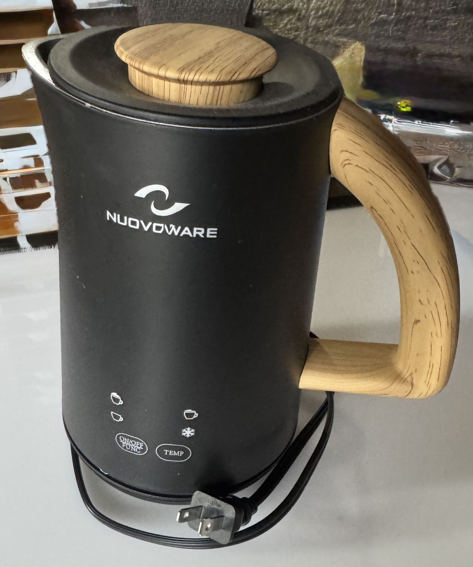 Like New 4 in 1 Milk Frother and Steamer with Temperature Control Display Screen, Electric Automatic Frother for Hot C