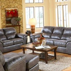 Sofa and Loveseat with Recliner