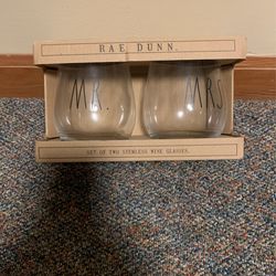 Mr And Mrs Wine Glasses