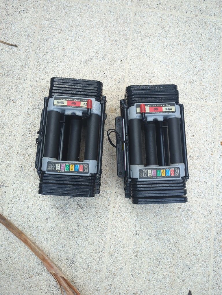 Powerblocks Adjustable Dumbbells