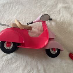 Our Generation Ride In Style Pink Scooter Vehicle Accessory Set for 18" Dolls