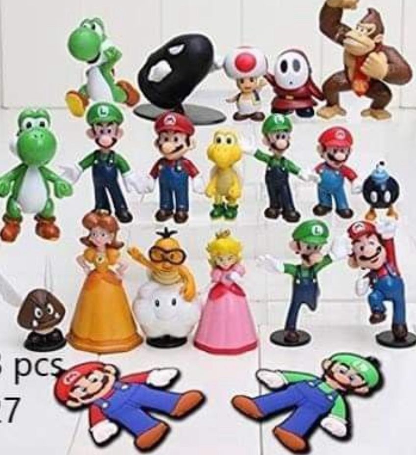 Super Mario 18 Action Figuren 