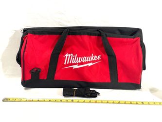 Brand new never used Milwaukee seven tool capacity tool bag with shoulder strap