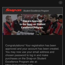 Snap on Tools 50% off