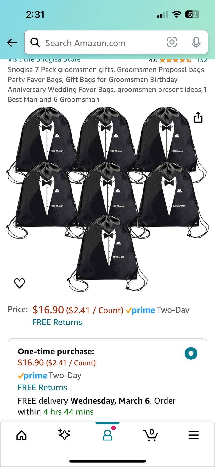 Groomsmen Bags
