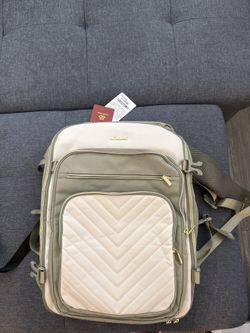 LOVEVOOK Quilted Backpack - Brand New with Tags (Beige)
