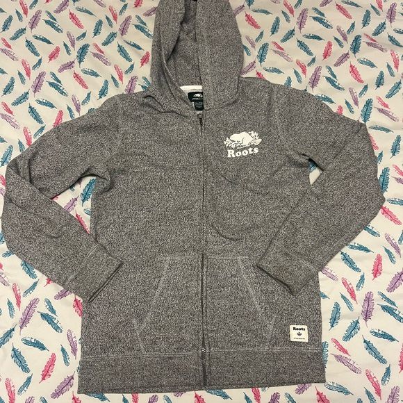 Roots Kids Gray Hoodie