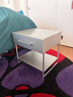 CB2 Industrial Nightstand