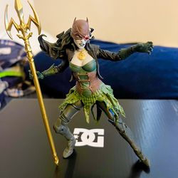 McFarlane DC Multiverse Batman Earth II 2 Dark Knights Metal 7" w/ Golden Trident!