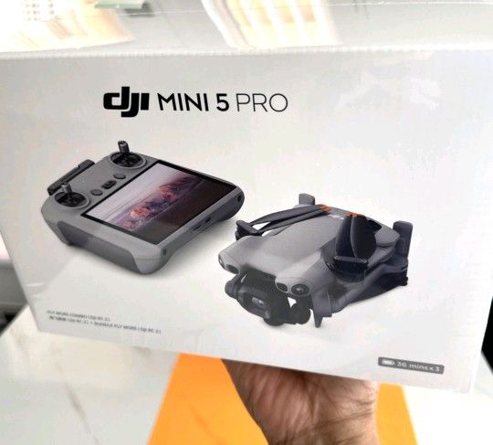 NEW Sealed DJI MINI 5 PRO Fly More Combo RC 2 Remote 3 Batteries 