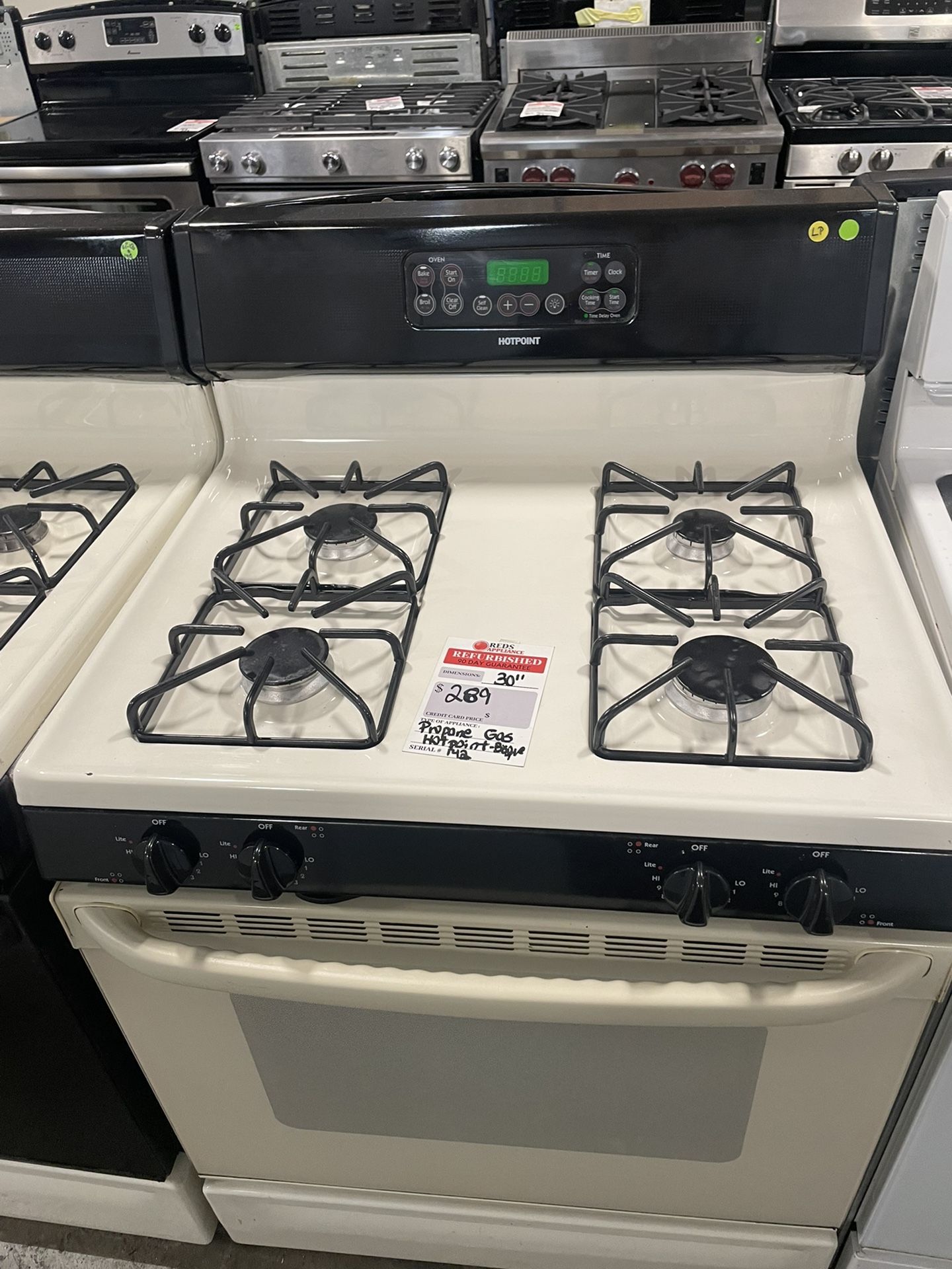 Propane Gas Stove 30 Inches Wide