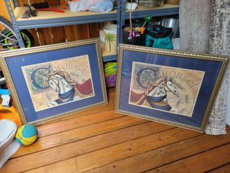 36"×30" Carousel Wall Art