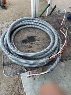 1" Flexible Steel Conduit with wires 30 feet long