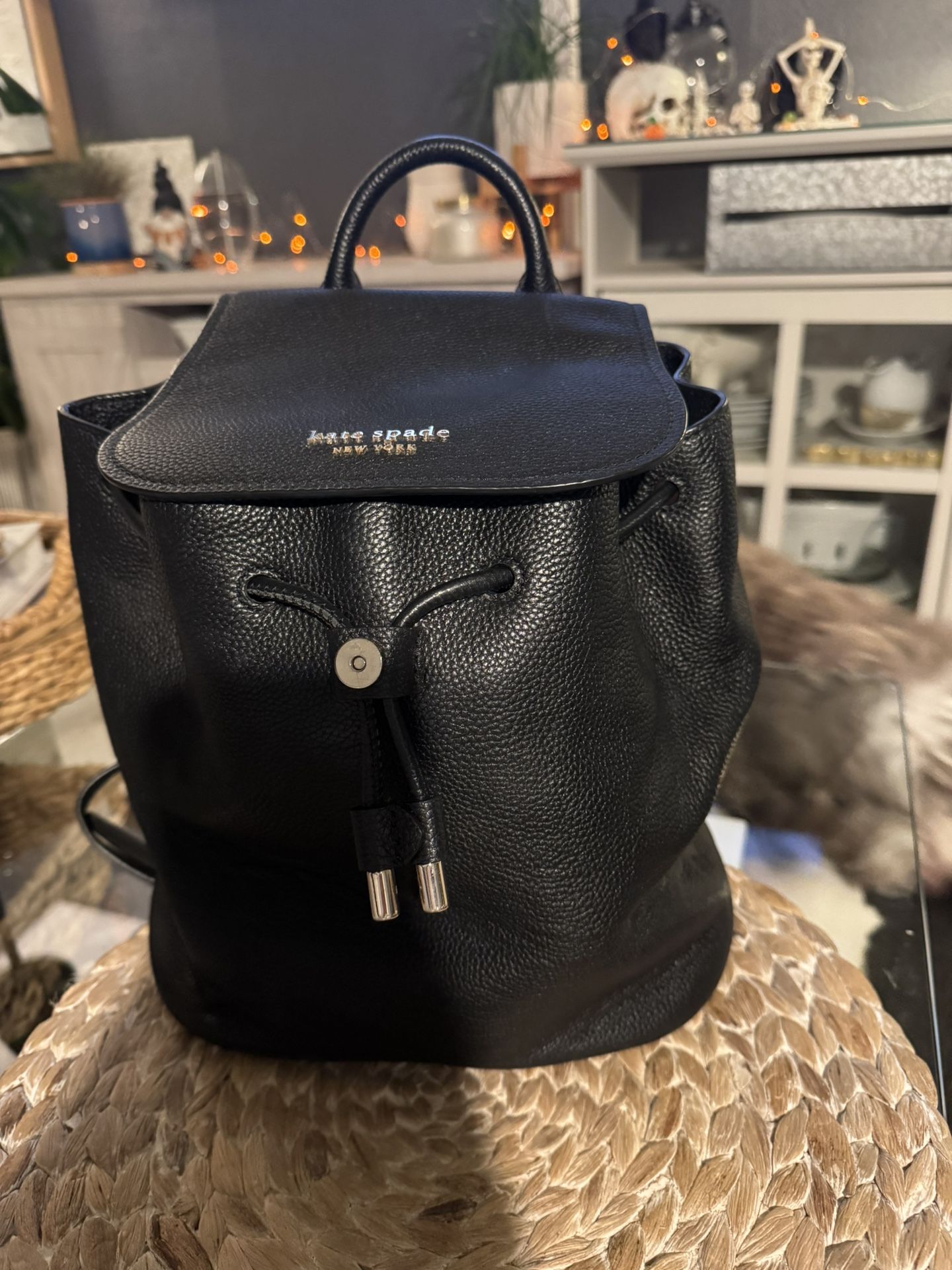 Kate Spade all Leather (large Size) Backpack Purse