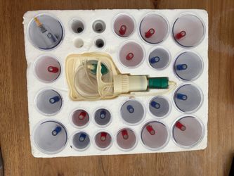 Plastic cupping set