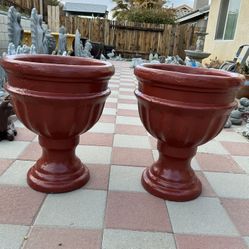 New Flower Pots Made Out Of Cement Perfect Gift 