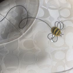 Coach Handbag In White W/Crean Vechetta 