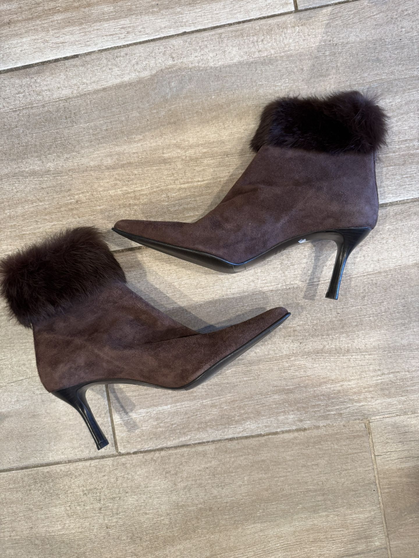 STEVE SUEDE FUR BOOTS 