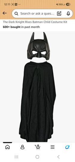 The Dark Knight Rises Batman Child Costume Kit