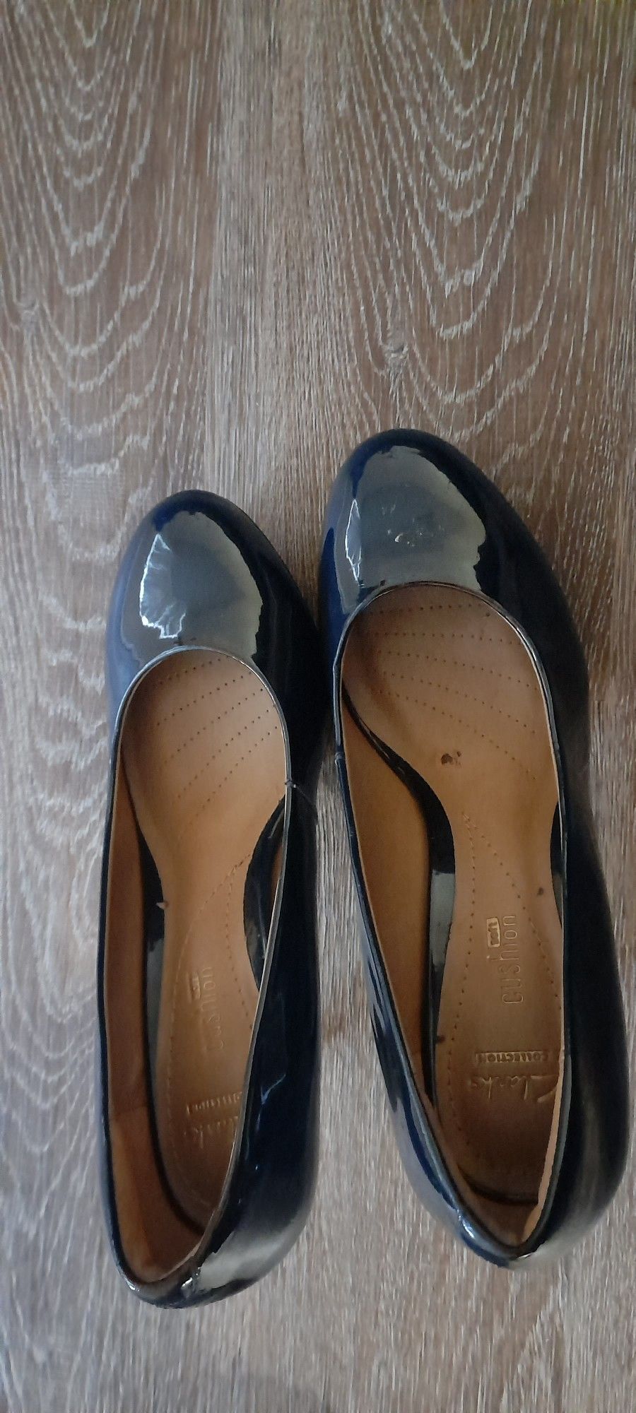 Clarkson Collection Black Covered Shoes