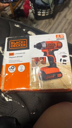 Black and decker 20v impact driver