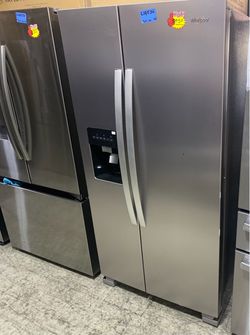 Whirlpool Side-by-Side Stainless Steel Refrigerator
