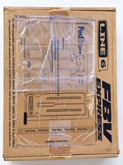 Line 6 FBV Express Foot Controller NEW Open Box w/ Cable Papers Original Box