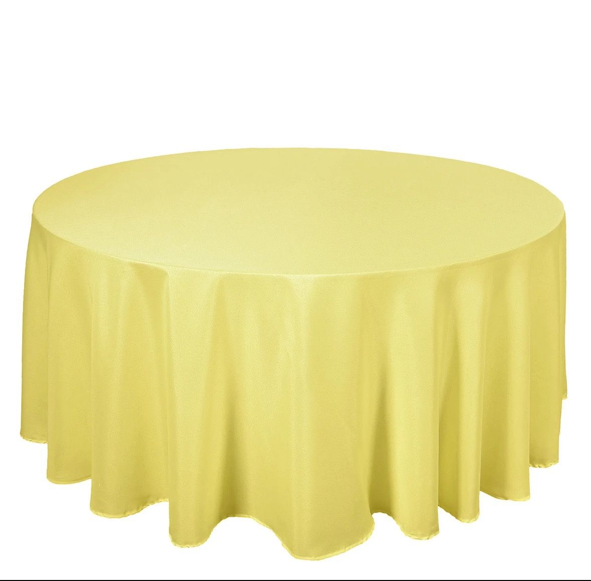 5-120” Round Polyester Table Linen (5 Colors)