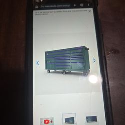 Matco Tool Box 4s Series Purple And Thunderstrom Gray 