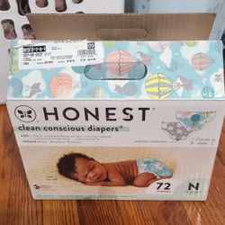 Newborn Diapers Honest Baby Diaper