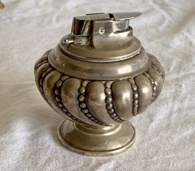 Rare Ronson Silver Table Lighter